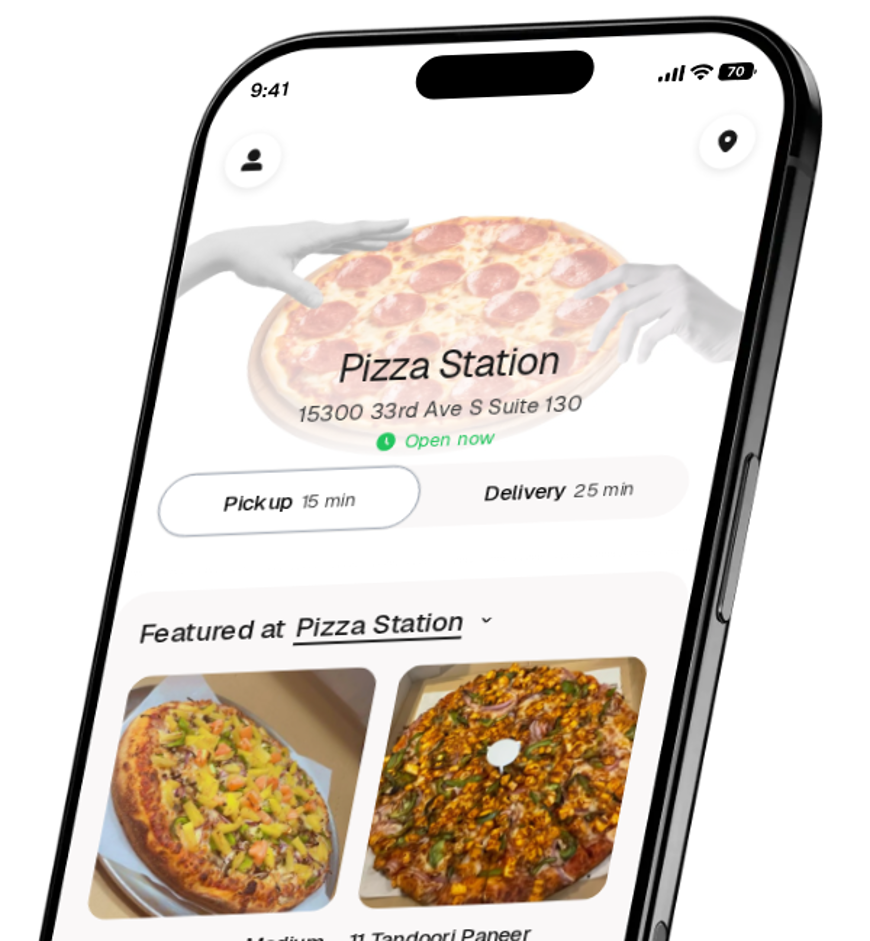 Pizza Station app preview